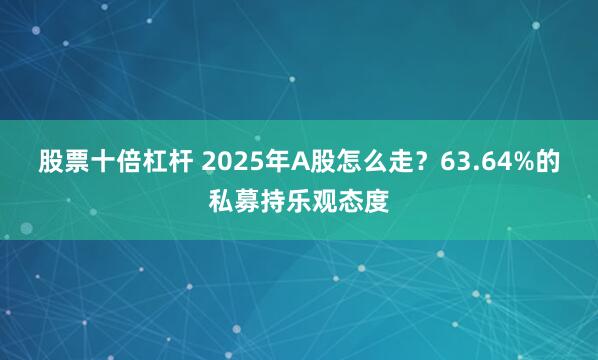 股票十倍杠杆 2025年A股怎么走？63.64%的私募持乐观态度